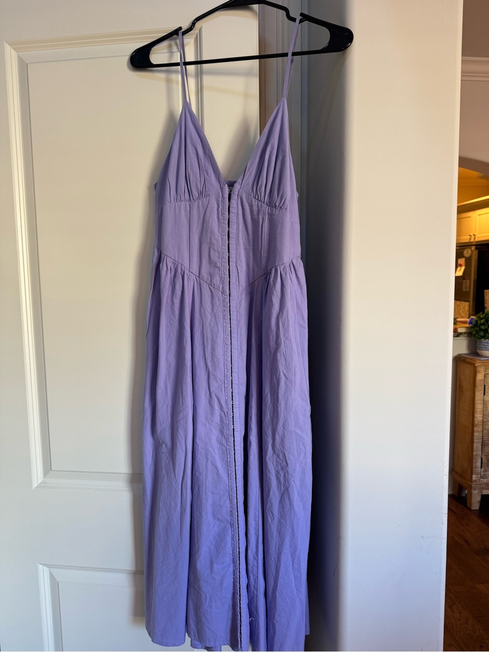 Urban Outfitters Cedar Poplin Midi Dress